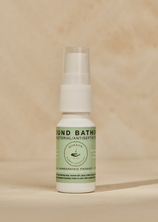 Wound bathing spray