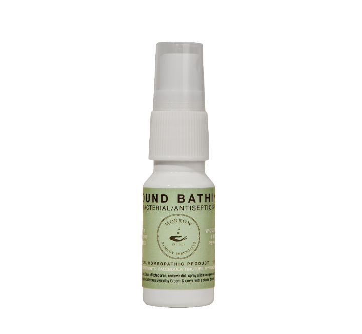 Wound bathing spray